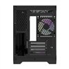 Darflash FT418 computer case + 6 aRGB fans (black)