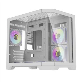 Darflash FT418 computer case + 6 aRGB fans (white)