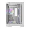 Darflash FT418 computer case + 6 aRGB fans (white)