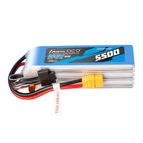 Battery Gens Ace G-Tech 5500mAh 22.2V 60C 6S1P LIPO with XT90 connector