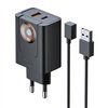 McDodo CH-3700 30W 2-in-1 USB-C+A Charger, black