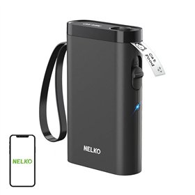 Nelko P21 thermal label printer (black)