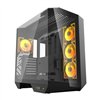 Darkflash DY470 computer case (black) + 4 fans