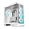 Darkflash DY470 computer case (white) + 4 fans
