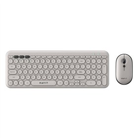 Havit KB254GCM wireless 2-in-1 gaming set keyboard + mouse (grey) (QWERTY)