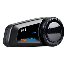 Fodsports FX6 motorcycle intercom two-pack (black)