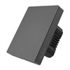 Smart WiFi wall switch SONOFF M5-1C-80 (1-channel, for frame, graphite)