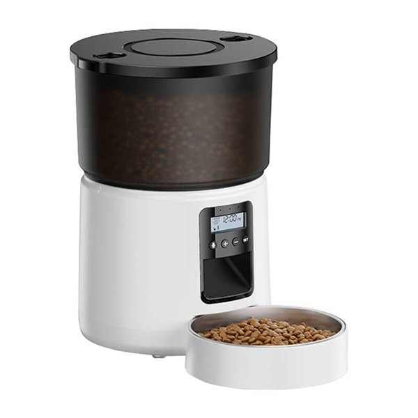 Rojeco 3L Automatic Feed Dispenser Button Version (White)