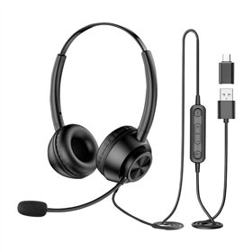 Wired headset with microphone New Bee H368