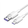 USB 2.0 A to USB-C 6A Vention CTOWF 1M cable (white)