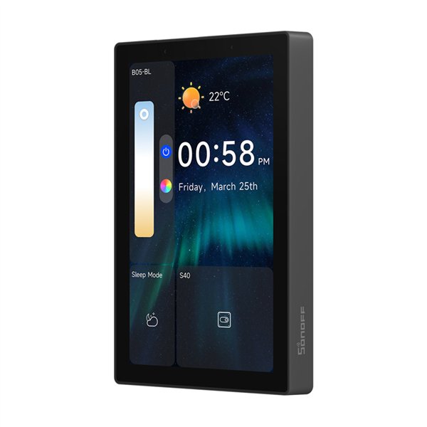 SONOFF NSPanel Pro 120 Smart Control Panel Matter WiFi/Bluetooth/ZigBee (black)