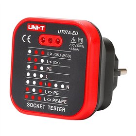 UNI-T UT07A-EU power outlet tester