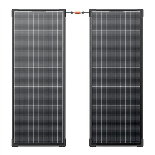 Set of 2x EcoFlow 130W photovoltaic panel (rigid construction)