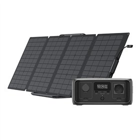 Set: EcoFlow River 3 power station + 110W photovoltaic panel.