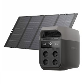 Set: EcoFlow Delta 3 power station + 400W photovoltaic panel.