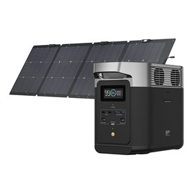 Set: EcoFlow Delta 2 power station + 220W photovoltaic panel.