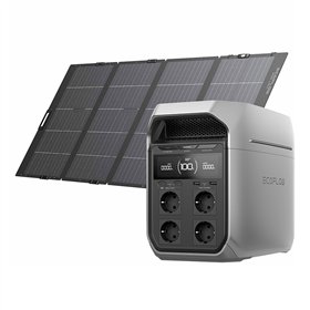 Set: EcoFlow Delta 3 Plus power station + 400W photovoltaic panel.
