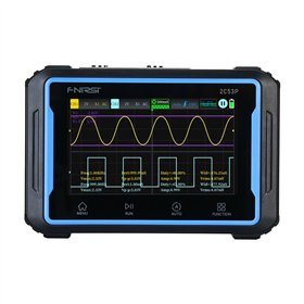 Portable 3-in-1 FNIRSI 2C53P 4.3" touchscreen oscilloscope