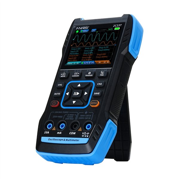 Portable 3-in-1 oscilloscope FNIRSI 2C23T multimeter signal generator