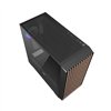 Darkflash DS900WD ATX computer case (black) + 4 fans