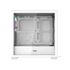 Darkflash DS900WD ATX computer case (White) + 4 fans
