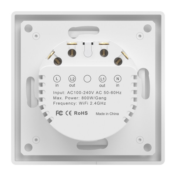 Avatto TS20-EU-W2 WiFi touch light switch