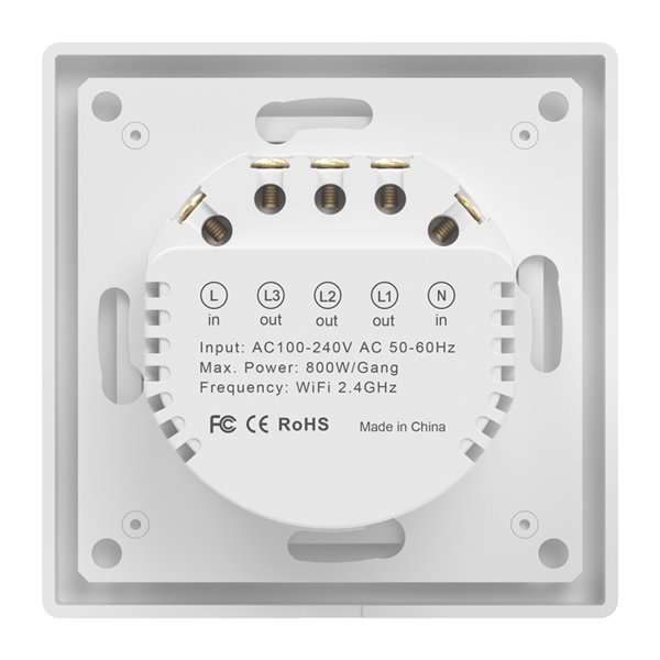 Avatto TS20-EU-W3 WiFi touch light switch