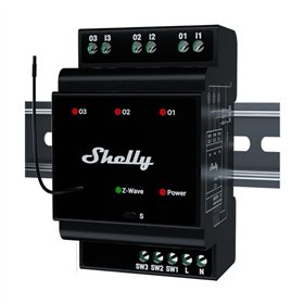 Shelly Qubino Wave Pro 3 Z-Wave 3 channel DIN rail relay