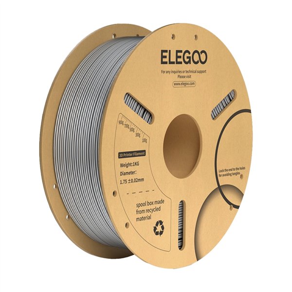 ELEGOO PLA+ Filament (Star Gray)