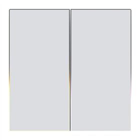 ZigBee Avatto TS60-EU-W2 Touch Light Switch Dual TUYA (white).