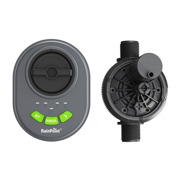 RainPoint 4-zone sprinkler controller with app, Bluetooth
