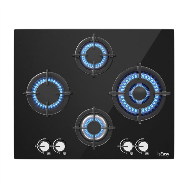 IsEasy MGBG-604B glass gas cooktop