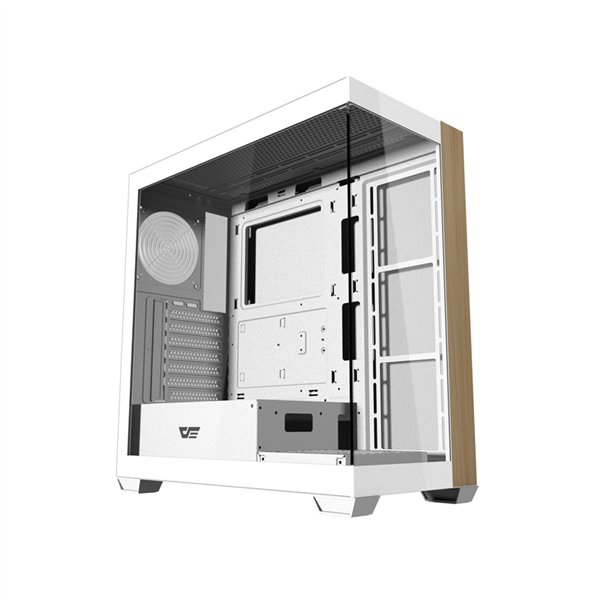 Darkflash DS900W computer case without fans (White)