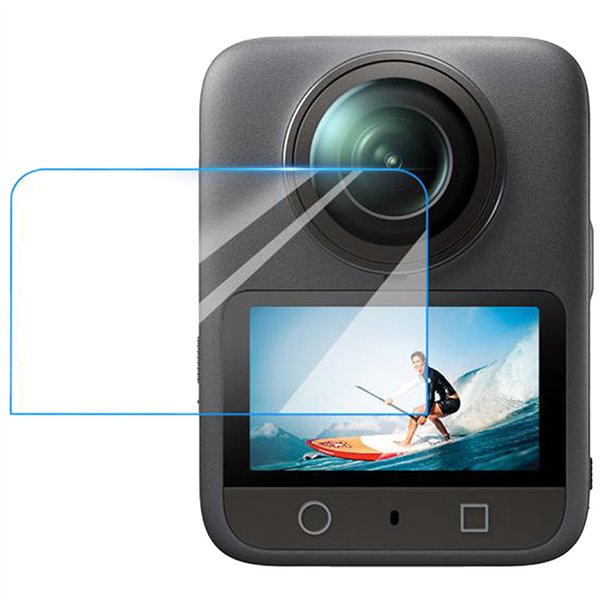 Tempered glass puluz DJI Osmo 360 (clear)