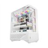 Darkflash DY460 computer case (White) + 4 ARGB fans