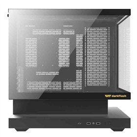 Darkflash F1 computer case (Black) + 6 ARGB fans