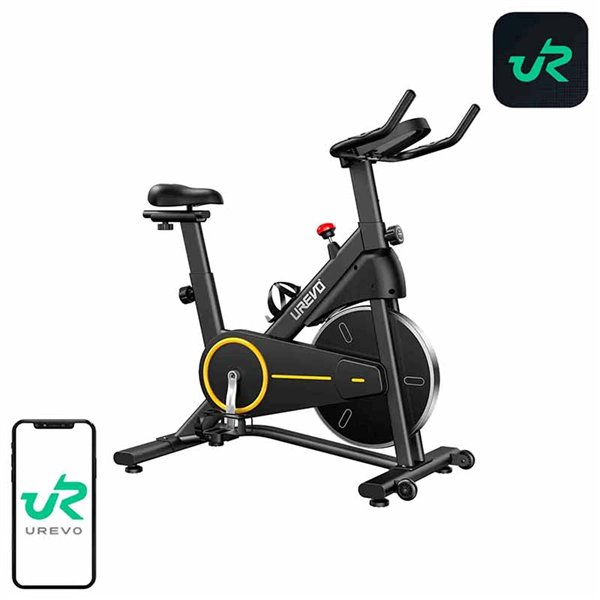UREVO T1 exercise bike (black and yellow)