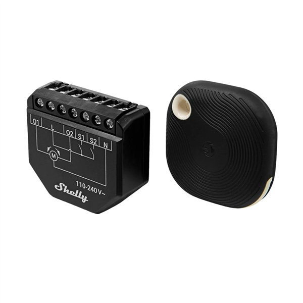 WiFi Shelly Shutter + BLU Button Tough 1 blinds/curtains controller