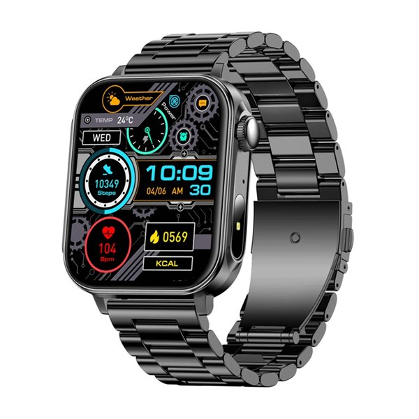 Colmi P80 smartwatch (steel black)