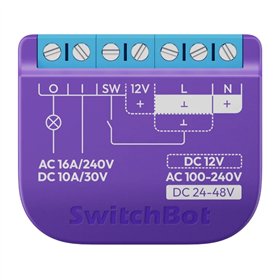 Intelligent SwitchBot Relay Switch 1 with voltage-free contact