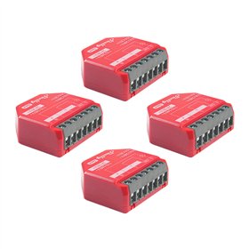 Set of 4 Shelly 1 PM Gen4 Zigbee/Matter Controllers