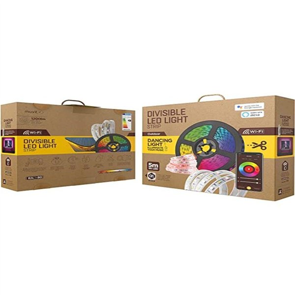 LED juostos Muvit iO Balta Spalvotas F 5 m