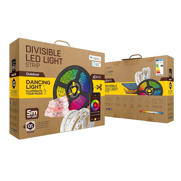 LED juostos Muvit iO Balta Spalvotas F 5 m