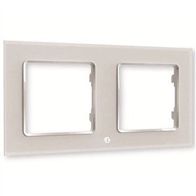 Light switch surround Shelly WF2_WHITE White Plastic Wall mounting