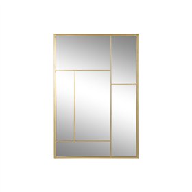 Sieninis veidrodis Home ESPRIT Auksinis 60 x 2 x 90 cm