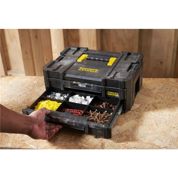 Toolbox Stanley Metal 2 Compartments