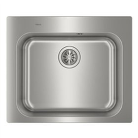 Kriauklė su viena plautuve Teka Juoda