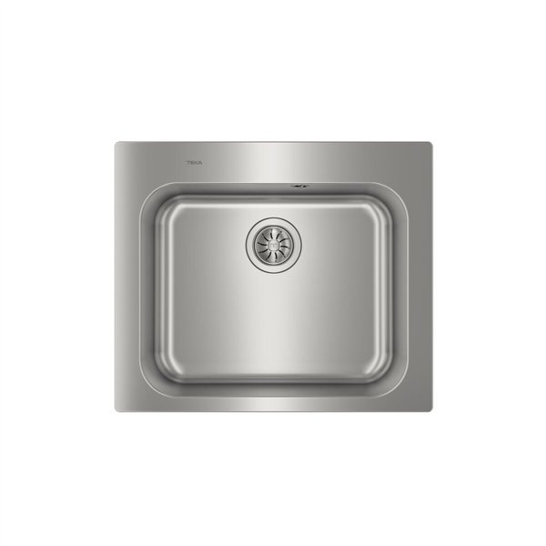 Kriauklė su viena plautuve Teka Juoda