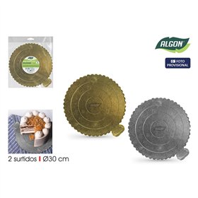 Kūkas statīvs Algon Bronza 30 x 30 cm (36 Vienības)