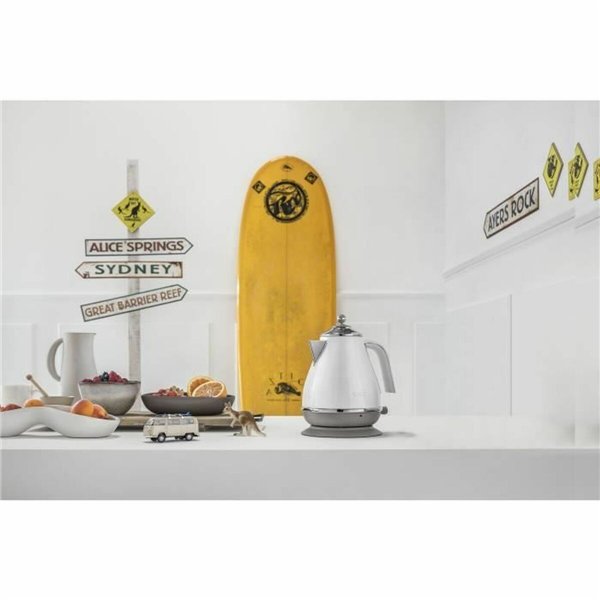 Vedenkeitin DeLonghi Valkoinen Ruostumaton teräs 1,7 L 2000 W